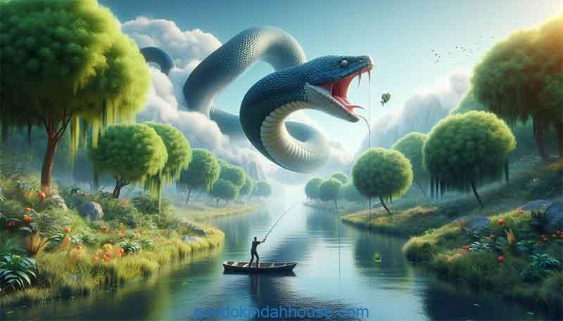 mimpi mancing dapat ular