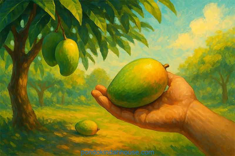 arti mimpi mengambil buah mangga yang jatuh dari pohon