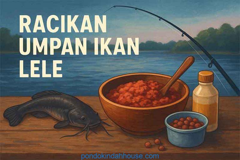 racikan umpan ikan lele