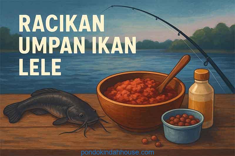 racikan umpan ikan lele