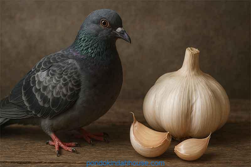 manfaat bawang putih untuk merpati