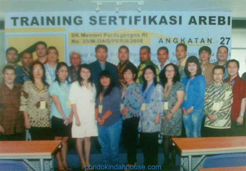 sertifikasi arebi pondokindahhouse