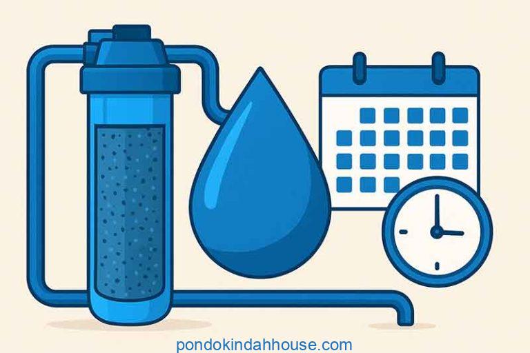 berapa lama ganti media filter air