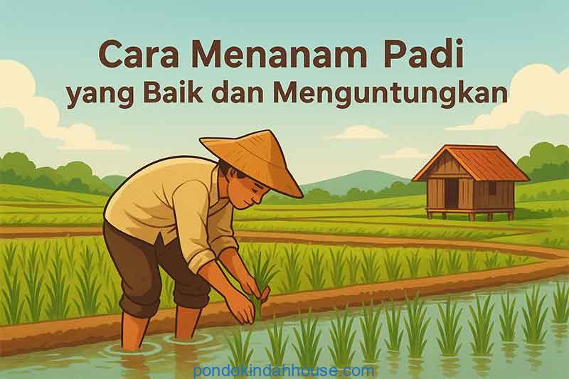cara menanam padi yang baik dan menguntungkan