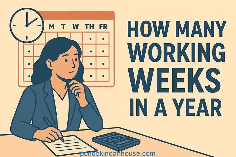 Workig Week Numbers How Many Working Weeks in a Year - Pondok Indah House