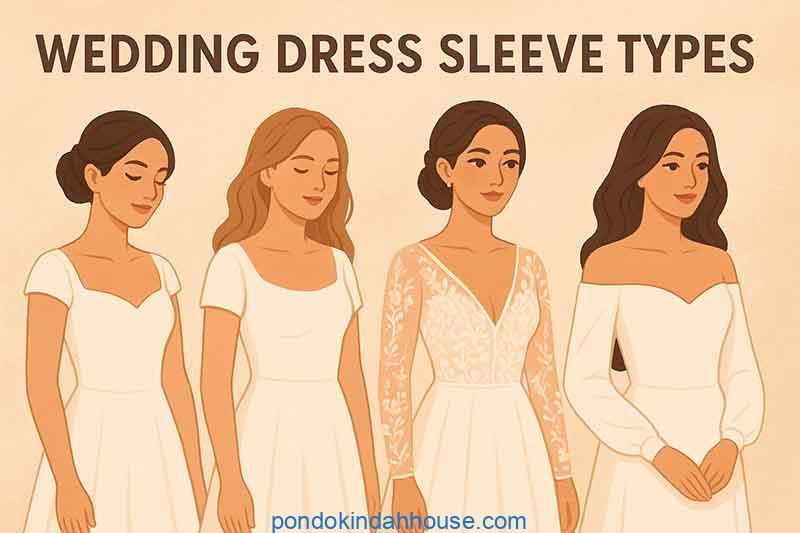 Wedding Dress Sleeve Types - Pondok Indah House Wedding Dress Sleeve Types - Pondok Indah House
