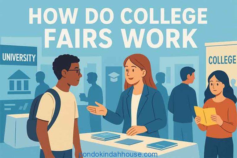 how do colege fairs work