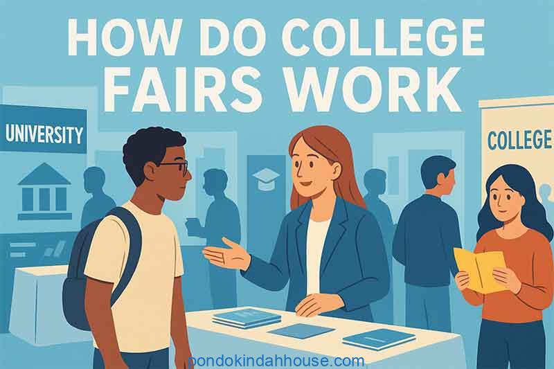 how do colege fairs work