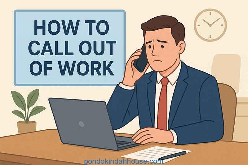Guide Call Out How to Call Out of Work the Right Way - Pondok Indah House
