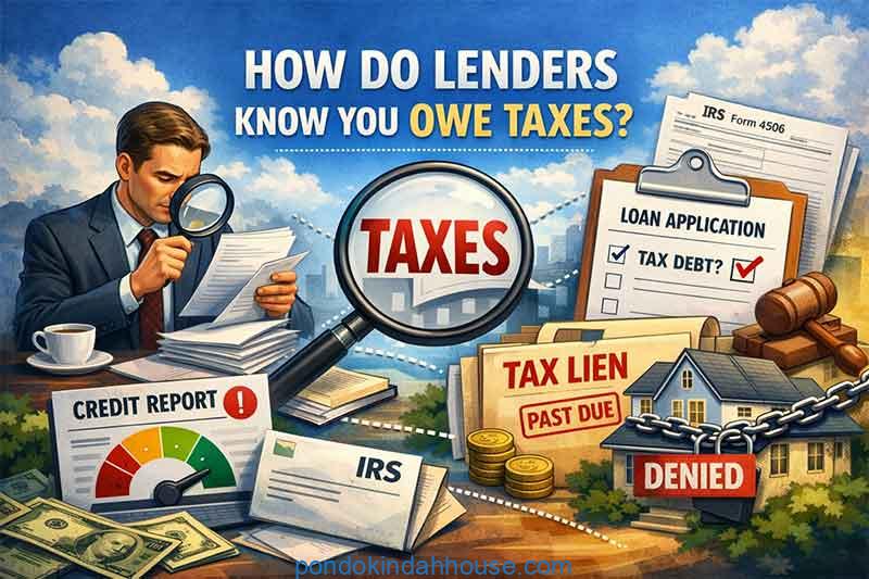 How Do Lenders Know You Owe Taxes? - Pondok Indah House