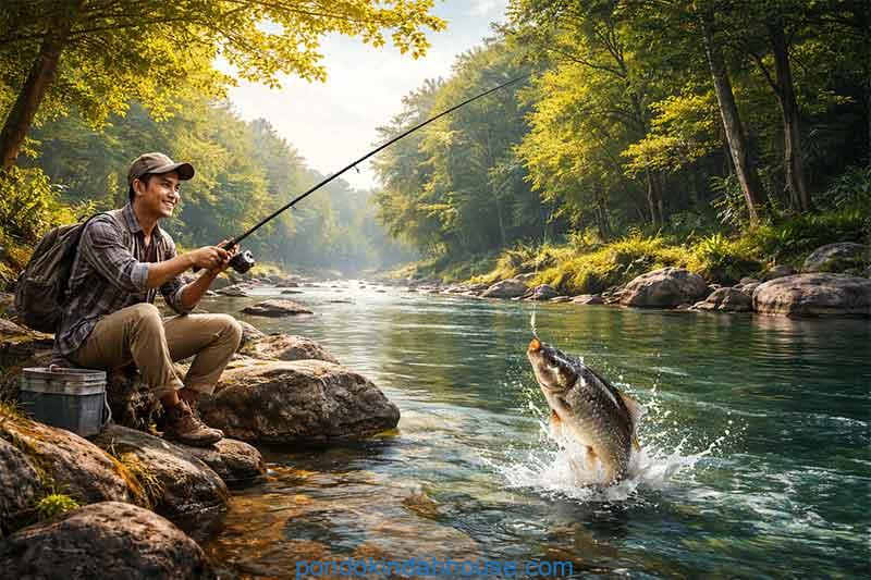 arti mimpi mancing ikan di sungai