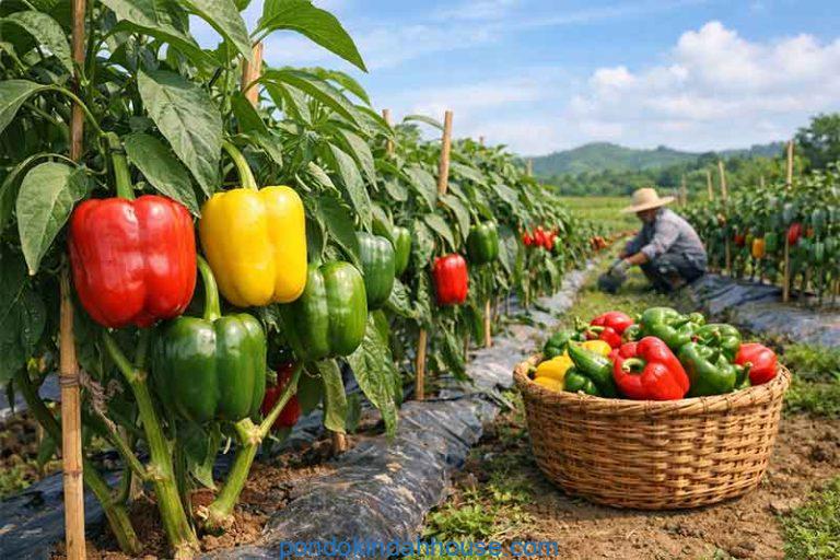cara menanam paprika di lahan terbuka