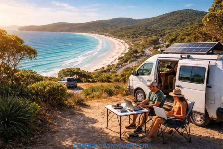 how do people travel and work on the road australia