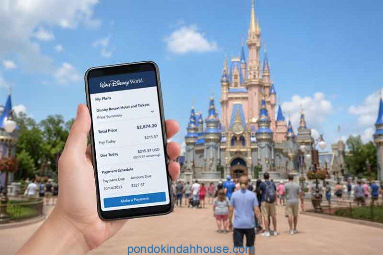 can you do a payment plan for disney world