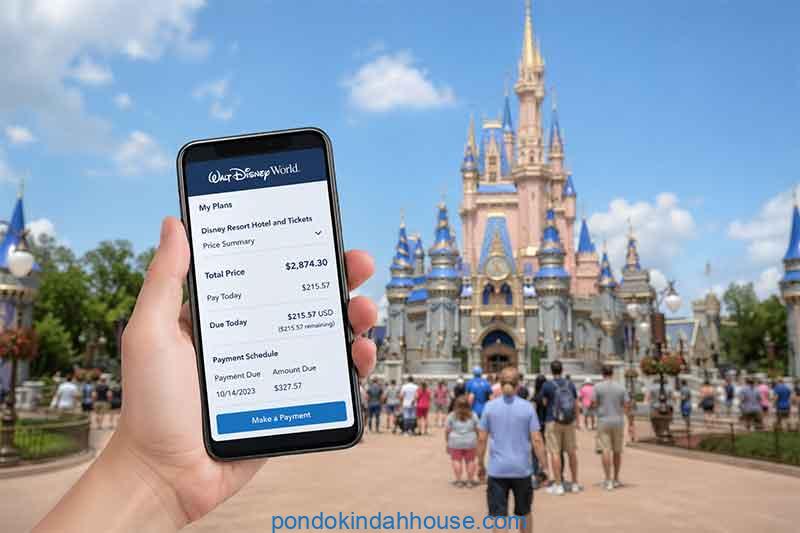 can you do a payment plan for disney world