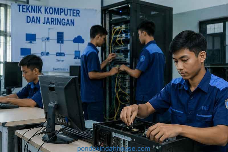 apa itu jurusan tkj di smk​