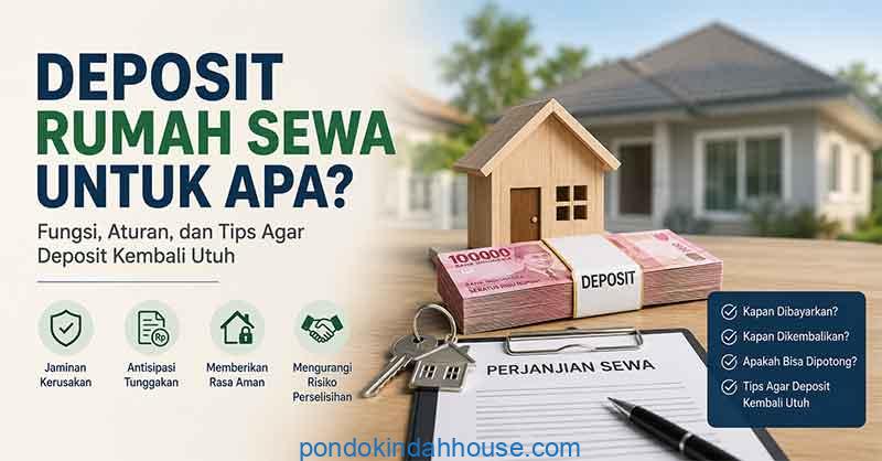 deposit rumah sewa untuk apa