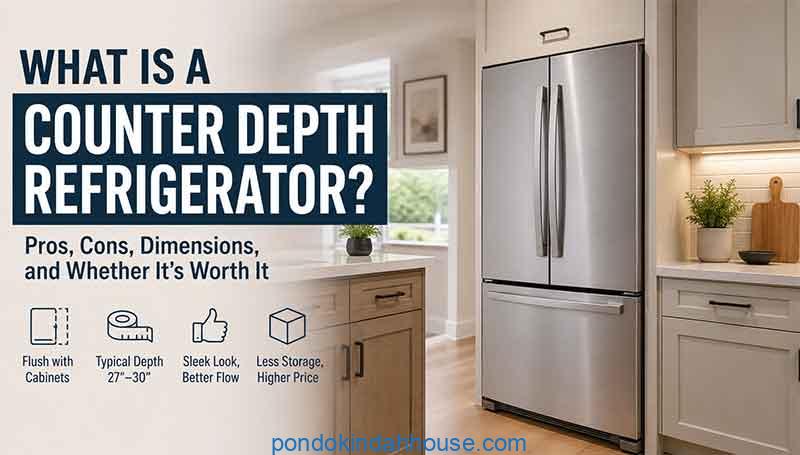 what is counter depth refrigerator