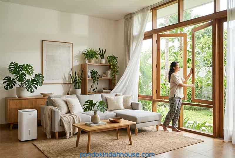 cara mengatasi rumah lembap tanpa renovasi